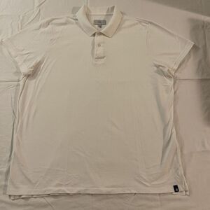 Jack Spade Bleecker Street Polo White Size 2XL Mens Made In Peru New‎ York